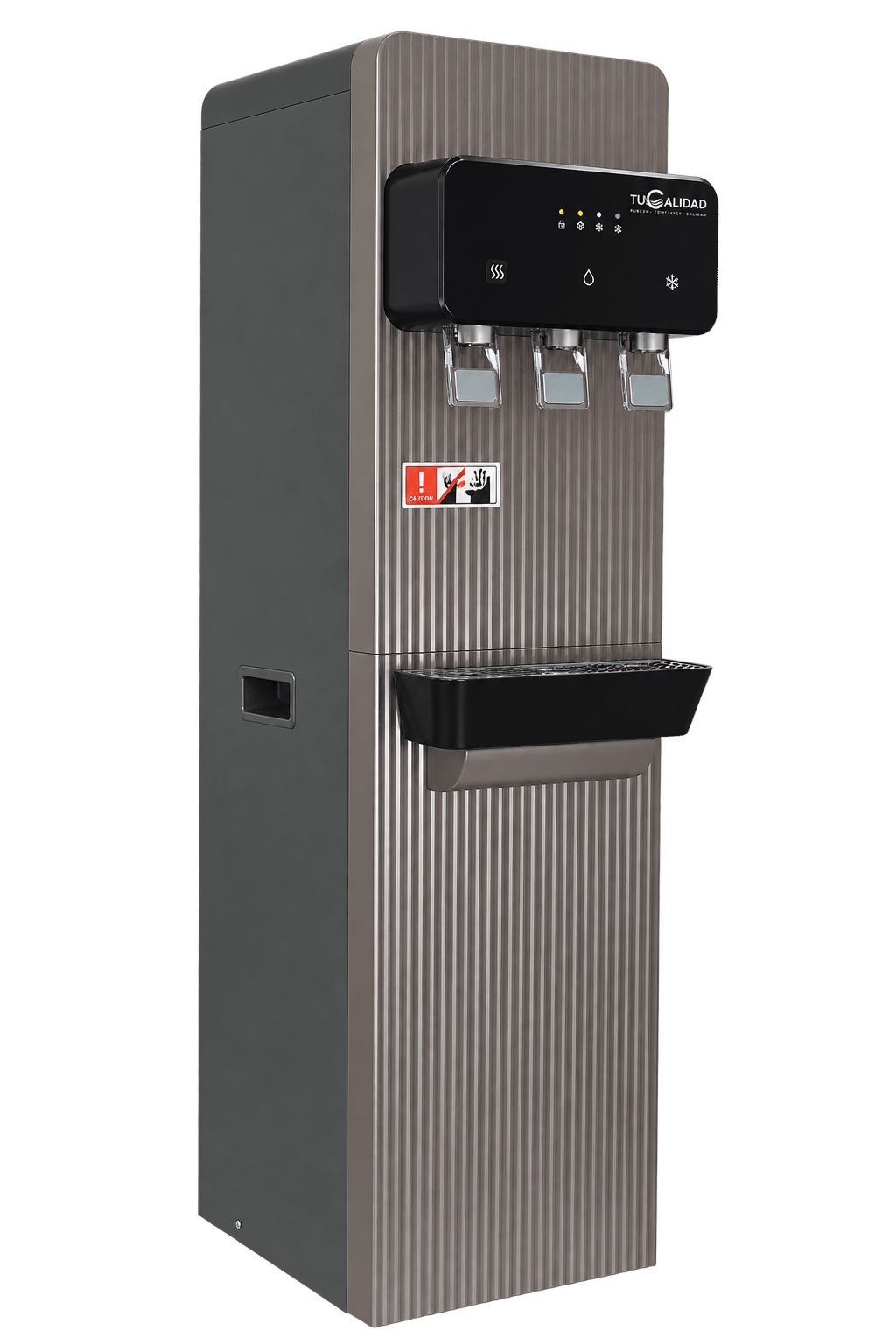 Fuente de agua TC Pro UV con tres salidas y panel de control